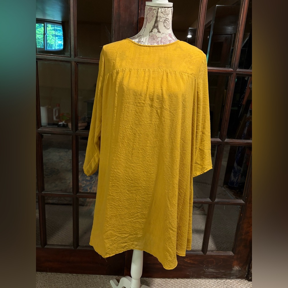 H&M Mustard Yellow Tunic Dress